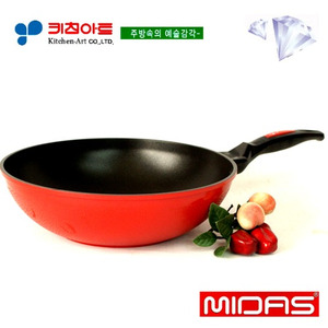 키친아트 마이다스(MIDAS) 다이아몬드코팅 궁중팬30CM